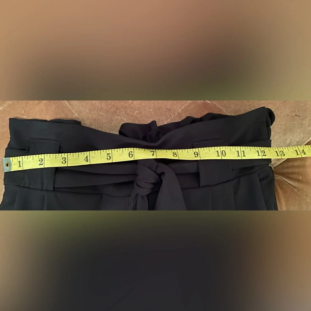 GRACE KARIN Black High Waisted Ankle Bow Pants - Picture 15 of 16